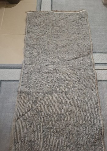 Bej ve Gri Yılan Desenli Modern Halı - Görsel 6