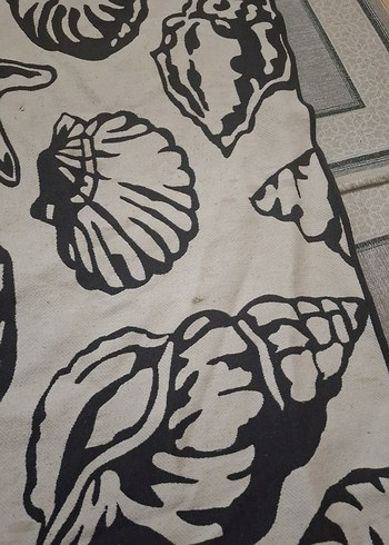 Uzun Örgü Gri Deniz Desenli Plaj Havlusu - Görsel 8