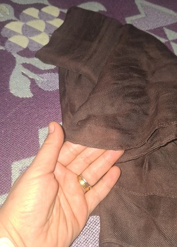 kahverengi şal - Görsel 5