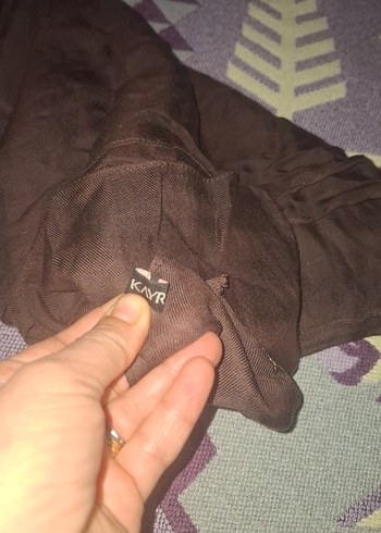 kahverengi şal - Görsel 8