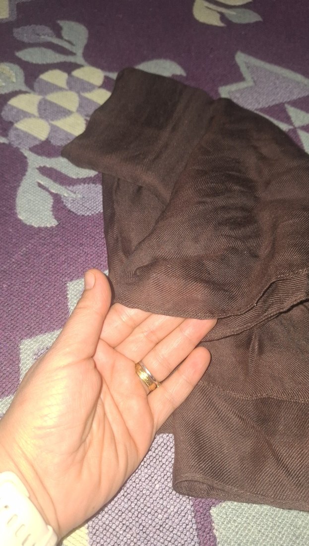 kahverengi şal - Görsel 5