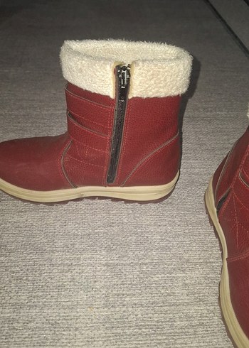 Kız Çocuk Deri Tokalı Bot - Görsel 3