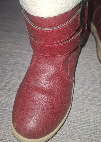 Kız Çocuk Deri Tokalı Bot - Görsel 8