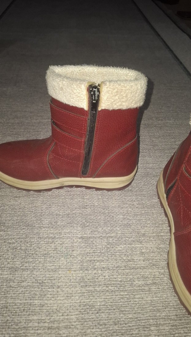 Kız Çocuk Deri Tokalı Bot - Görsel 3