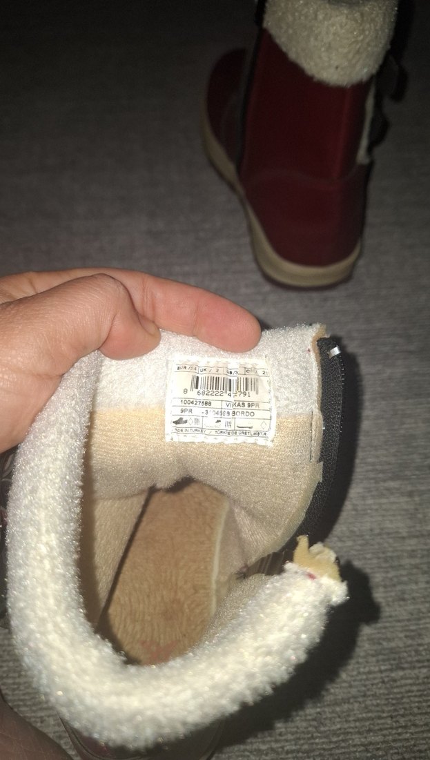 Kız Çocuk Deri Tokalı Bot - Görsel 5