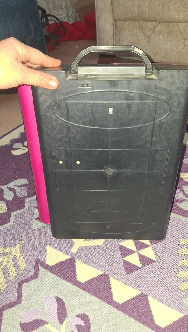 Küçük Pembe Çocuk Gardırop Dolabı - Görsel 5