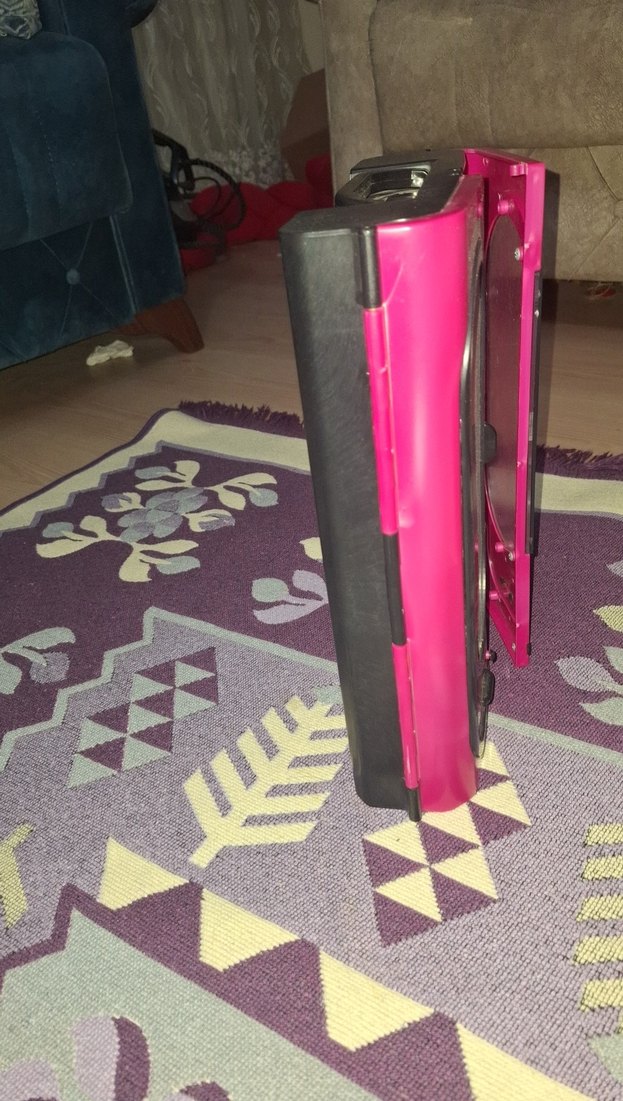 Küçük Pembe Çocuk Gardırop Dolabı - Görsel 3