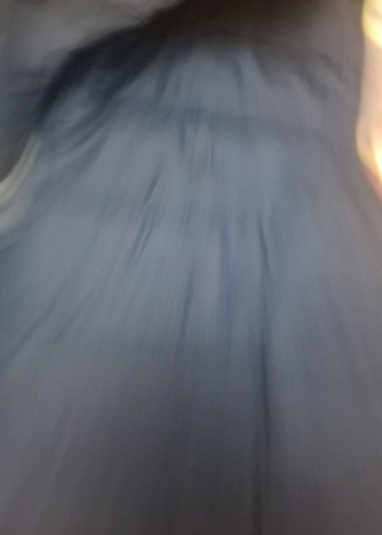 Koyu Mavi Kapüşonlu Kadın Yelek - Görsel 4