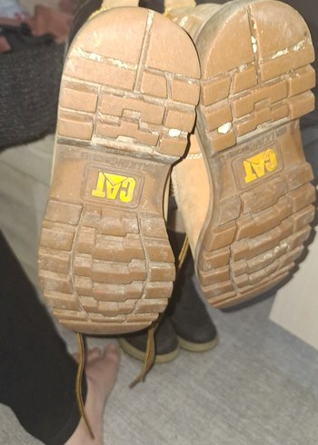 Bej Süet Kadın Bot - CAT - Görsel 13