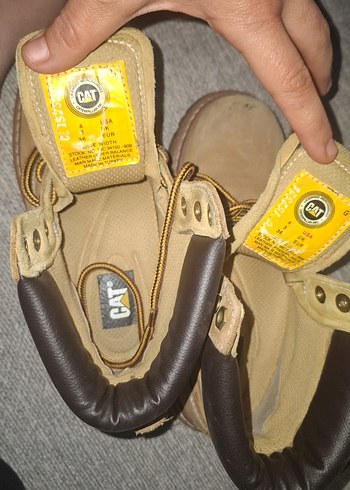 Bej Süet Kadın Bot - CAT - Görsel 11