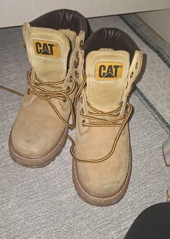 Bej Süet Kadın Bot - CAT - Görsel 9