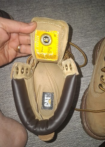 Bej Süet Kadın Bot - CAT - Görsel 4