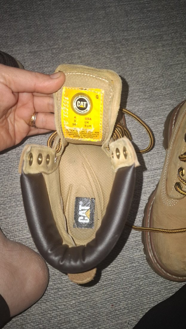 Bej Süet Kadın Bot - CAT - Görsel 4