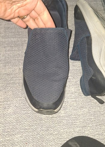 Gri Erkek Spor Ayakkabı Velcro Detaylı - Görsel 6