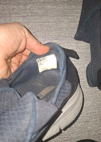 Gri Erkek Spor Ayakkabı Velcro Detaylı - Görsel 5