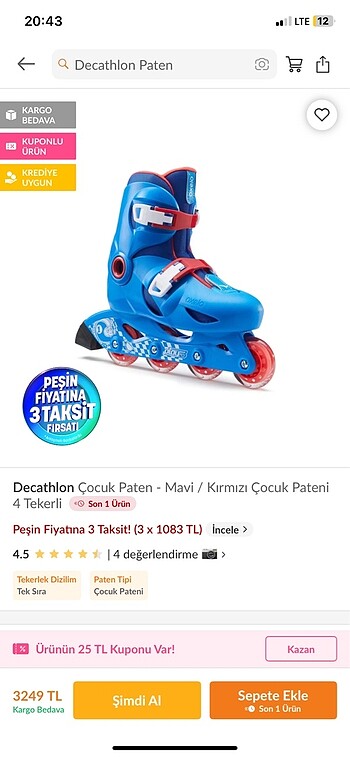Paten Decathlon - Görsel 6