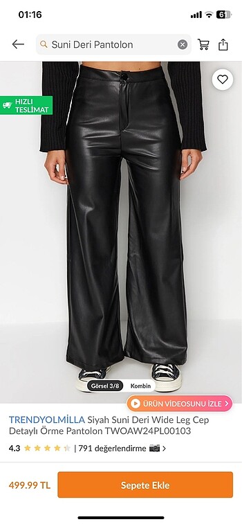 Deri pantalon