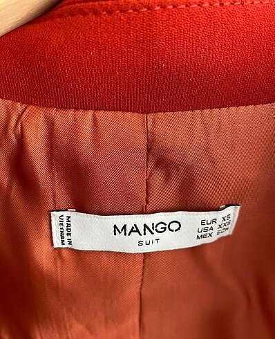 xs Beden Mango ceket