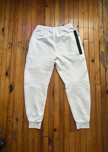 Nike Tech Fleece Beyaz Rahat Eşofman Altı - Görsel 5