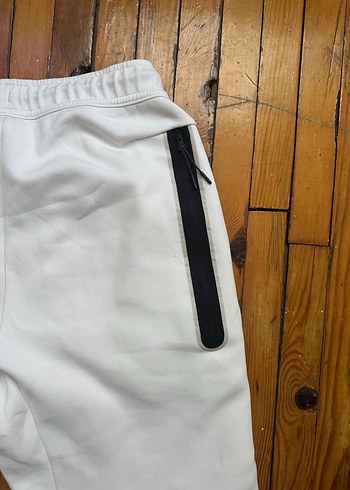 Nike Tech Fleece Beyaz Rahat Eşofman Altı - Görsel 6