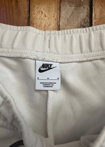Nike Tech Fleece Beyaz Rahat Eşofman Altı - Görsel 3