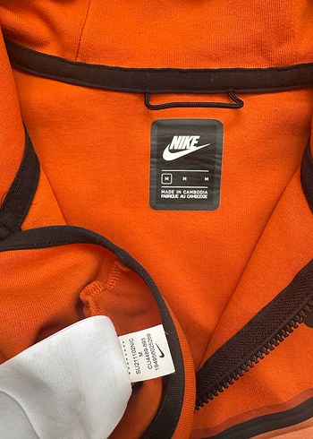 Nike Tech Fleece Orjinal Turuncu - Görsel 4