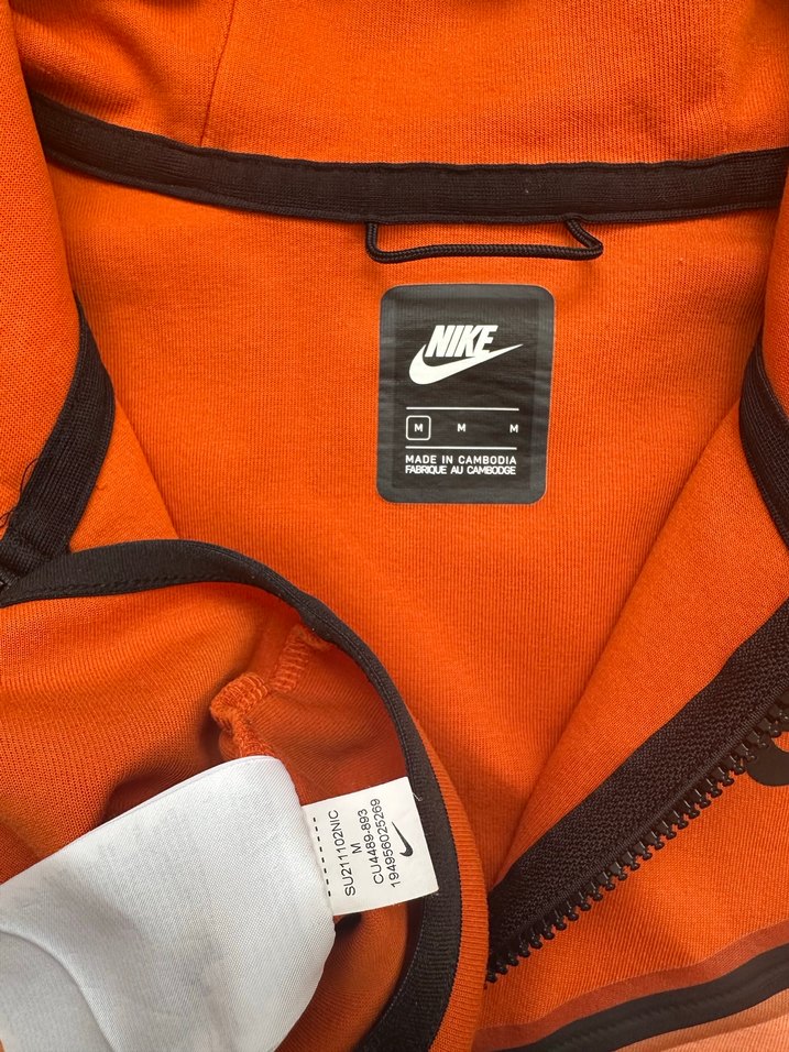 Nike Tech Fleece Orjinal Turuncu - Görsel 4