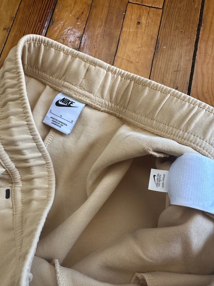 Nike Tech Fleece Bej Eşofman Altı - Görsel 3