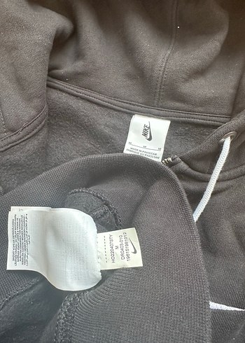 m Beden siyah Renk Siyah Kapüşonlu Fermuarlı Erkek Sweatshirt