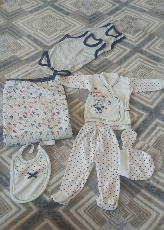 Hastane çıkışı seti 8 li BATTANİYELİ  - Görsel 2