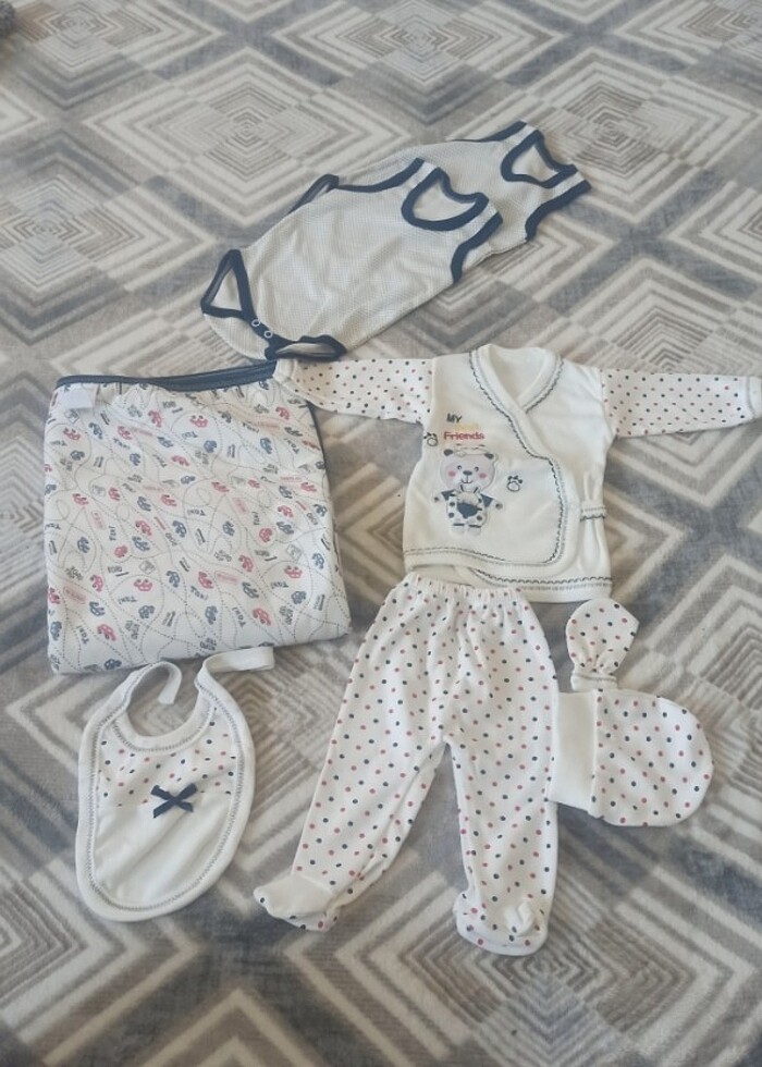 Hastane çıkışı seti 8 li BATTANİYELİ  - Görsel 3