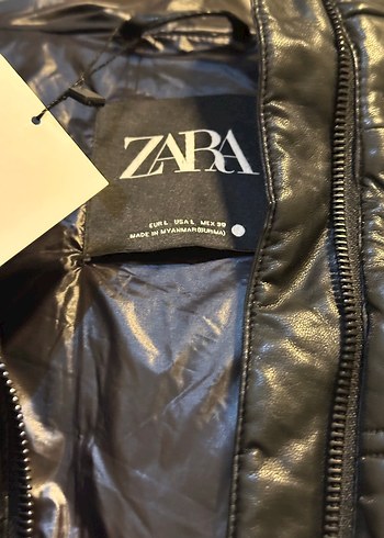 Kadın Siyah Deri Kemerli Şişme Yelek - Görsel 6