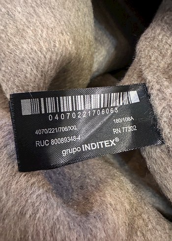 xxl Beden Çift Düğmeli Bej Kaban yün