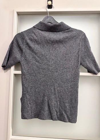 Gri Kısa Kollu Erkek Polo Tişört - Görsel 6