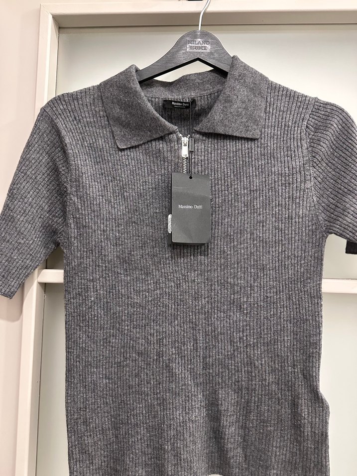 Gri Kısa Kollu Erkek Polo Tişört - Görsel 3