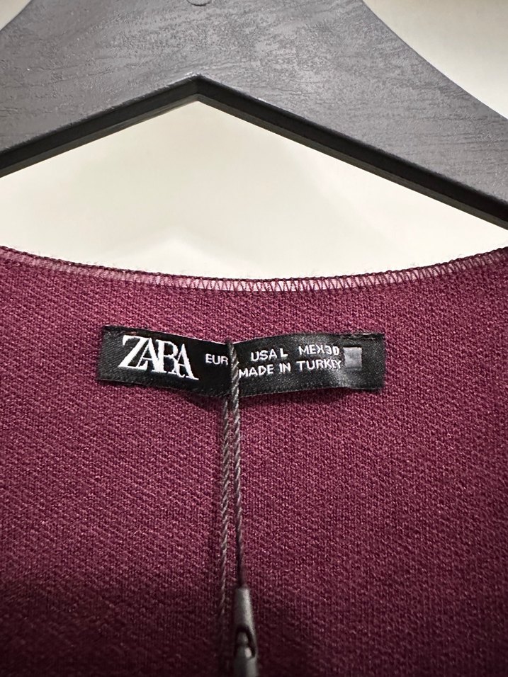 Bordo Kolsuz Midi Elbise - Görsel 4