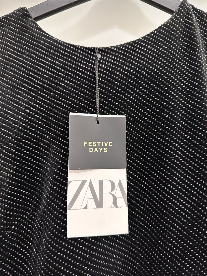 Siyah  Uzun V Yaka Kadın Elbise - Görsel 4