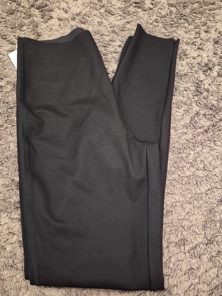 Fermuarlı Siyah Uzun Kadın Tayt - Görsel 5
