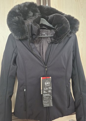 Siyah Kürklü Kadın Kışlık Mont - Görsel 8