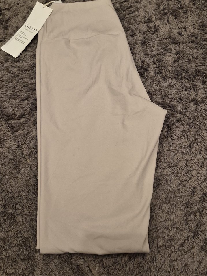 Bej Midi Kadın Tayt - Görsel 3