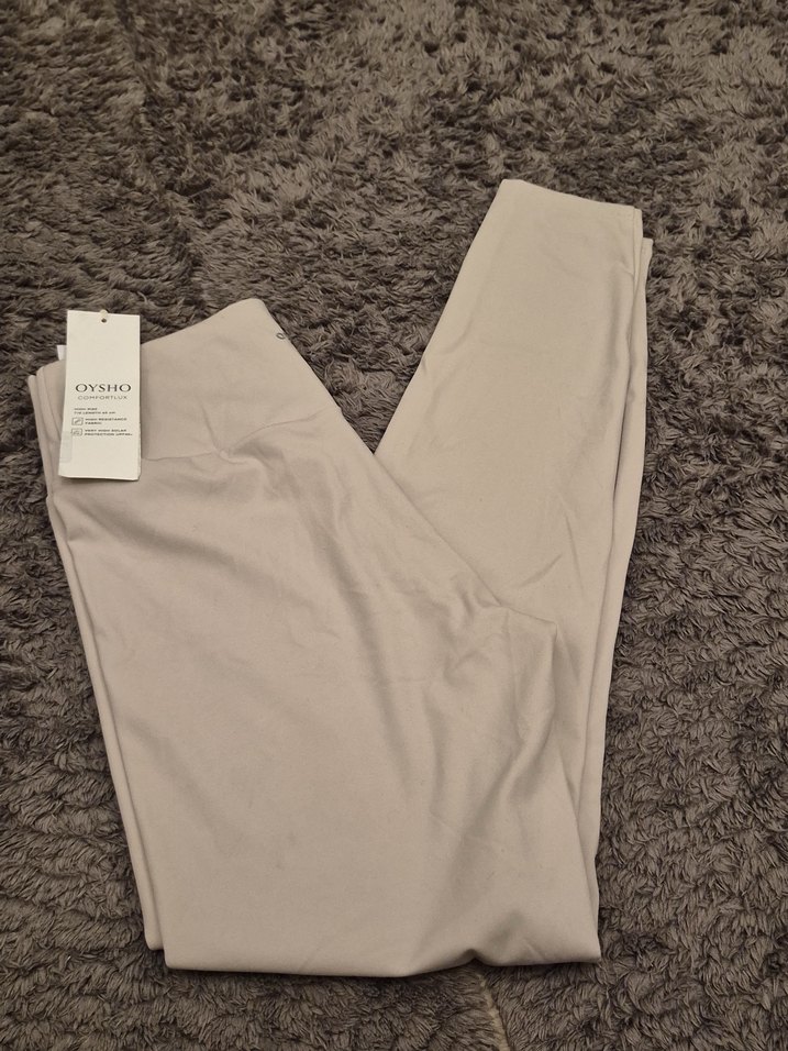 Bej Midi Kadın Tayt - Görsel 2