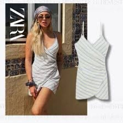 xs Beden Zara elbise