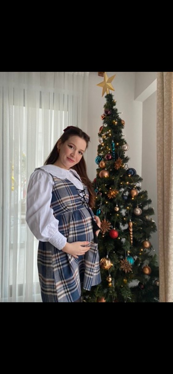 Kareli Kısa Salopet ve Gömlek - Görsel 2