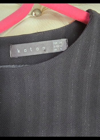 Siyah Piliseli Midi Ofis Elbisesi - Görsel 8