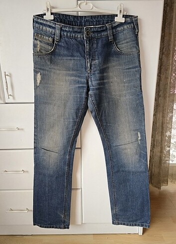 32 Beden mavi Renk Zara Erkek Jeans 