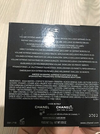 Chanel Chanel seyehat boy maskara