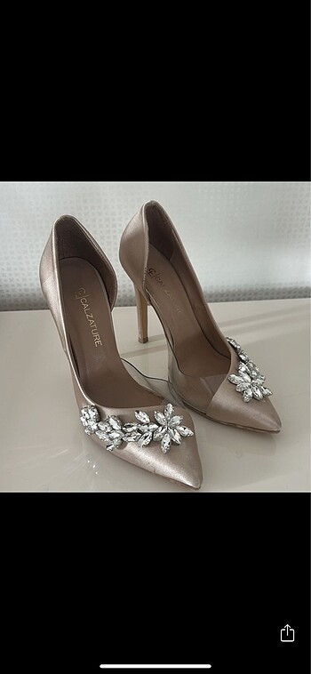 Diğer Taşlı Vizon Stiletto