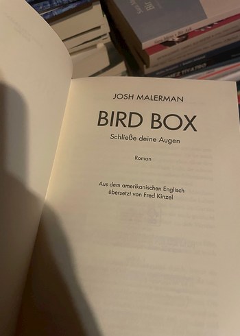 Josh Malerman, Bird Box - Almanca Roman - Görsel 7