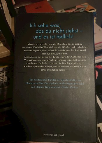 Josh Malerman, Bird Box - Almanca Roman - Görsel 2