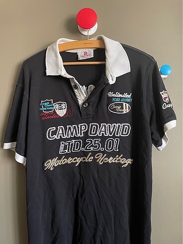 Polo Yaka Camp David T-Shirt
